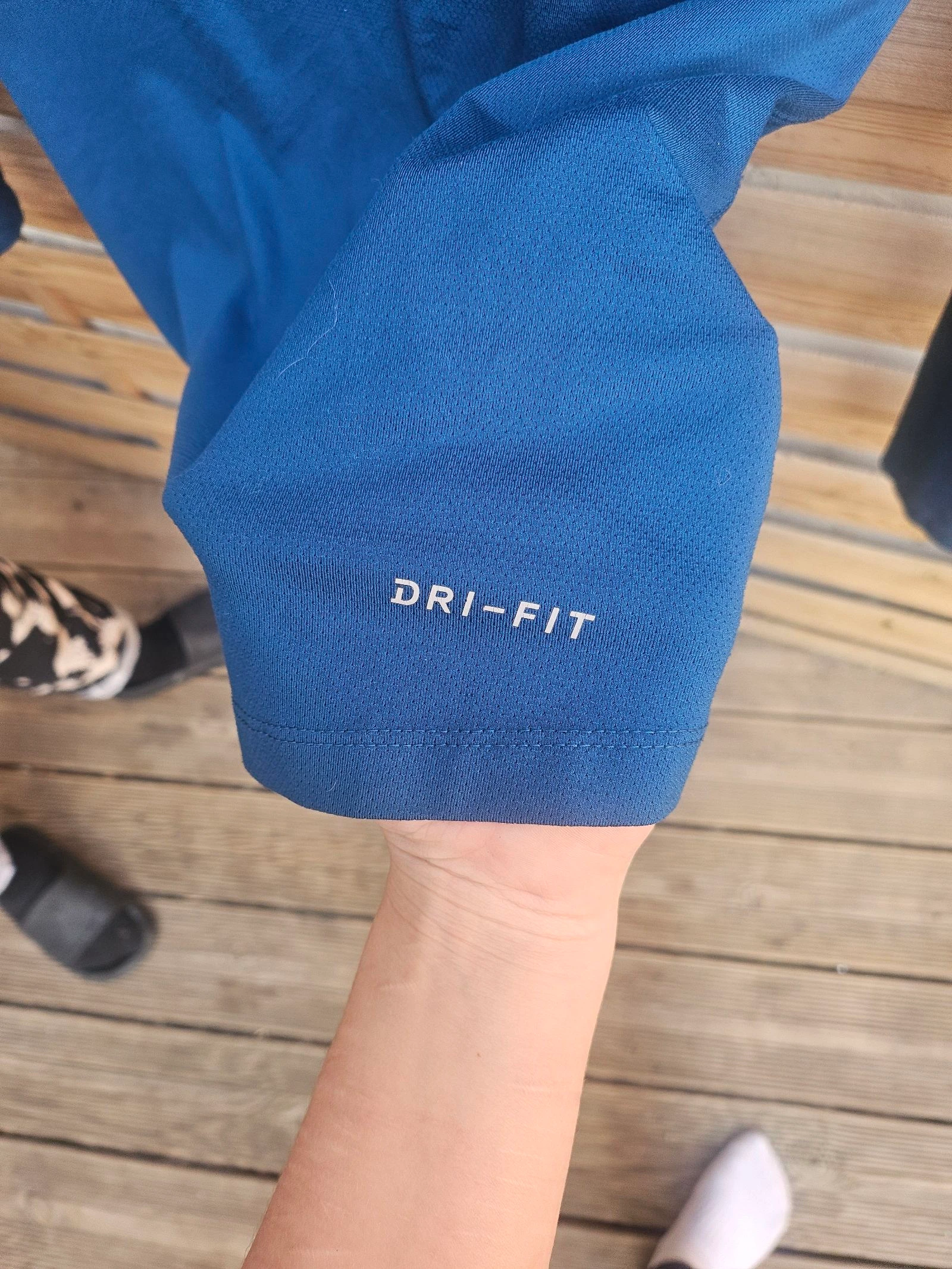 Blue nike dri-fit half zip top – photo 4